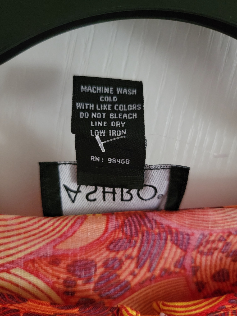 Ashro Orange and Yellow Geo Puff Sleeve Blouse - Picture 12 of 13